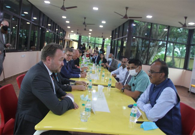 Visit of H.E. Mr. Dan Jannik Jorgensen, Danish Minister of Climate, Energy and Utilities & H.E Freddy Svane, Ambassador of Denmark to India, Embassy of Denmark in India along with their Delegation to NIWE on 8th September, 2021