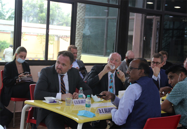 Visit of H.E. Mr. Dan Jannik Jorgensen, Danish Minister of Climate, Energy and Utilities & H.E Freddy Svane, Ambassador of Denmark to India, Embassy of Denmark in India along with their Delegation to NIWE on 8th September, 2021