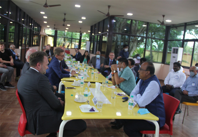 Visit of H.E. Mr. Dan Jannik Jorgensen, Danish Minister of Climate, Energy and Utilities & H.E Freddy Svane, Ambassador of Denmark to India, Embassy of Denmark in India along with their Delegation to NIWE on 8th September, 2021