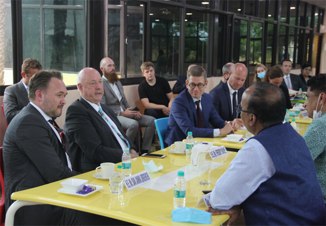 Visit of H.E. Mr. Dan Jannik Jorgensen, Danish Minister of Climate, Energy and Utilities & H.E Freddy Svane, Ambassador of Denmark to India, Embassy of Denmark in India along with their Delegation to NIWE on 8th September, 2021