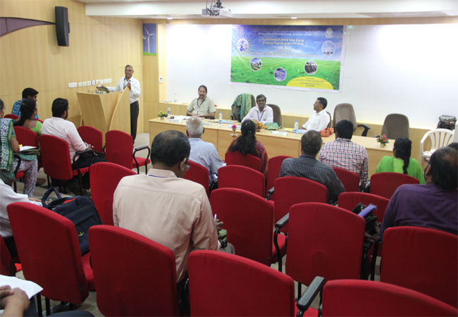 Launching of Online solar Energy Training Program under PPP mode