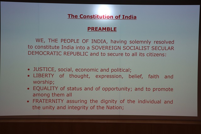 Celebration of Indian Constitution Day - 26th Nov 2022