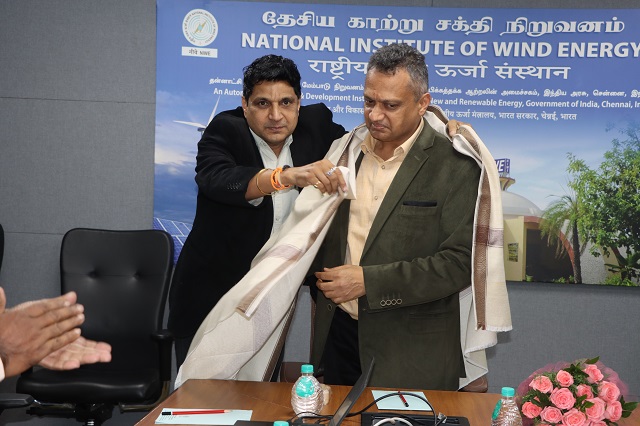 Additional Secretary, MNRE visit to NIWE on 21st December, 2023