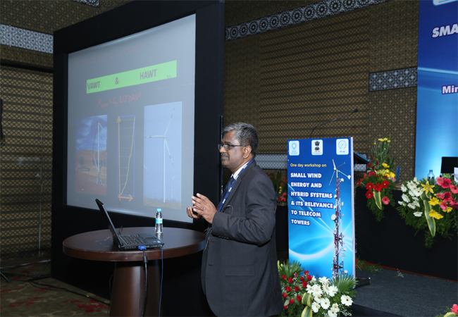 One day workshop on "Small Wind Energy and Hybrid Systems & its relevance to Telecom Tower" on 1st July, 2016 at Hotel Novotel, Pune