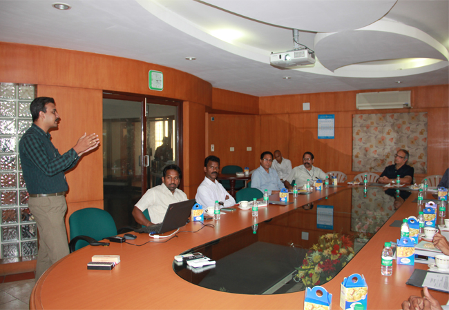 Secretary & Joint Secretary visit to NIWE on April, 2017