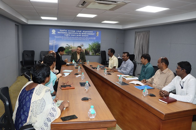 Additional Secretary, MNRE visit to NIWE on 21st December, 2023