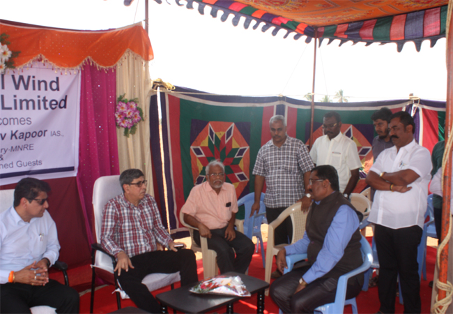 Secretary & Joint Secretary visit to NIWE on April, 2017