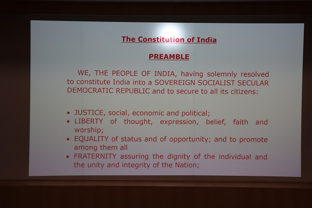 Celebration of Indian Constitution Day - 26th Nov 2022