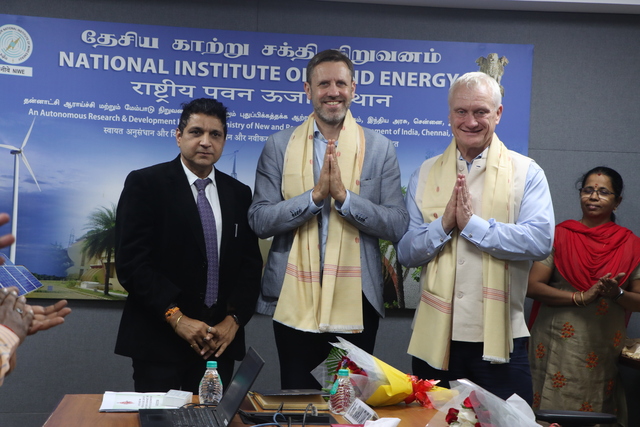 Visit of UK’s Minister of State for Climate Change, Department of Energy Security and Net Zero, Mr.Graham Stuart to NIWE, Chennai on 29th July 2023