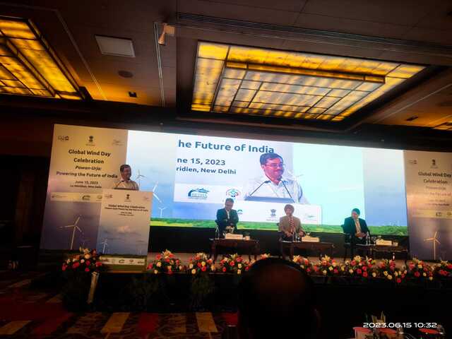 Global Wind Day Celebration at New Delhi on 15th June, 2023