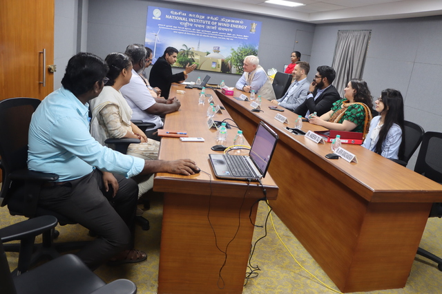 Visit of UK’s Minister of State for Climate Change, Department of Energy Security and Net Zero, Mr.Graham Stuart to NIWE, Chennai on 29th July 2023