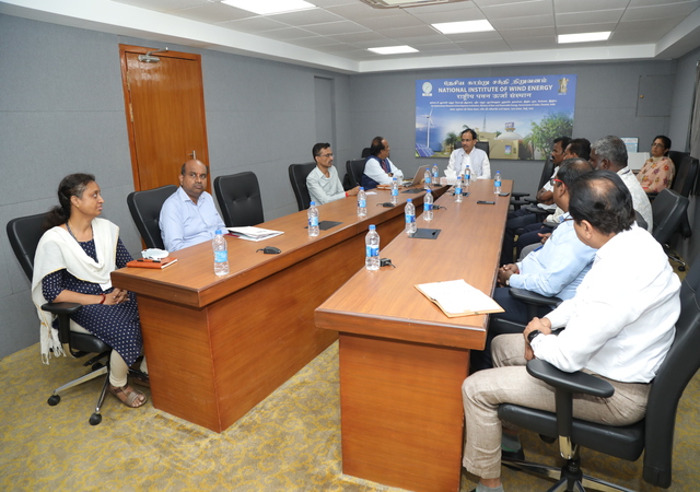 Shri.Bhagwanth Khuba, Hon'ble Minister of State for Chemicals & Fertilizers and New & Renewable Energy visited NIWE on 22.08.2022