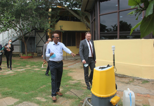 Visit of H.E. Mr. Dan Jannik Jorgensen, Danish Minister of Climate, Energy and Utilities & H.E Freddy Svane, Ambassador of Denmark to India, Embassy of Denmark in India along with their Delegation to NIWE on 8th September, 2021