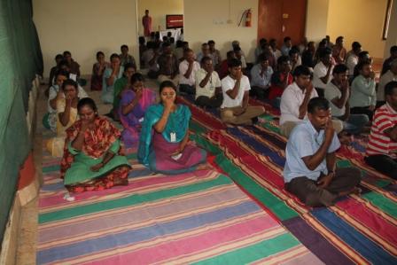 Workshop on yoga held on 26.06.2015