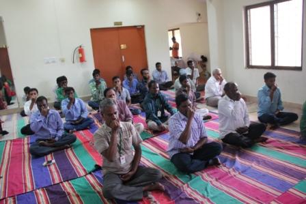 Workshop on yoga held on 26.06.2015