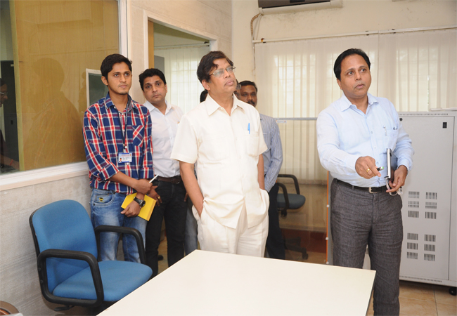 Secretary & Joint Secretary visit to NIWE on July, 2015