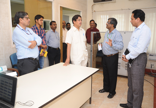 Secretary & Joint Secretary visit to NIWE on July, 2015