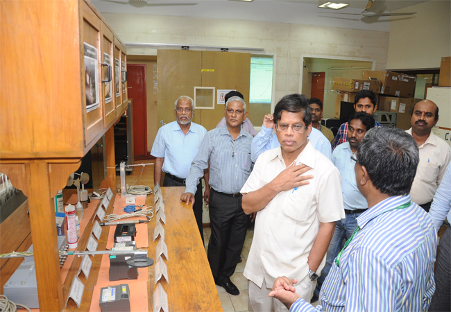 Secretary & Joint Secretary visit to NIWE on July, 2015