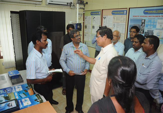 Secretary & Joint Secretary visit to NIWE on July, 2015