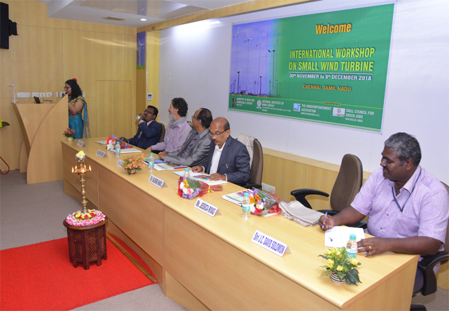 International Workshop on "Small Wind Turbine" - Inaugural Ceremony