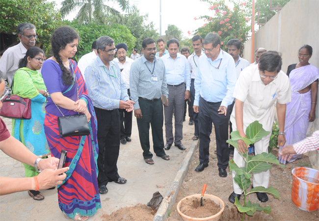 Secretary & Joint Secretary visit to NIWE on July, 2015