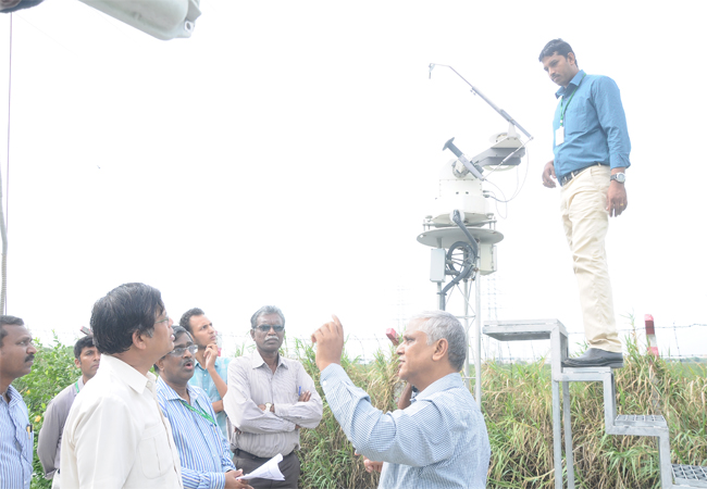 Secretary & Joint Secretary visit to NIWE on July, 2015