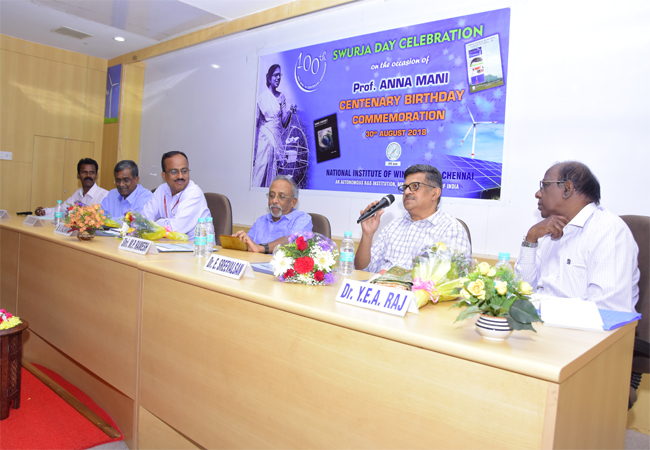 Prof. Annamani Centenary Birthday Commemoration