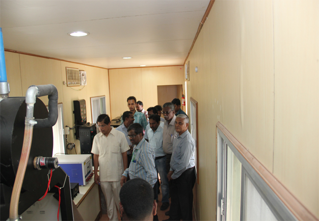 Secretary & Joint Secretary visit to NIWE on July, 2015