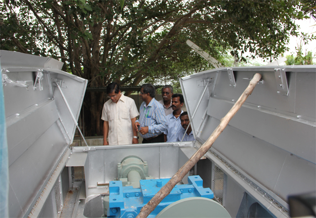 Secretary & Joint Secretary visit to NIWE on July, 2015