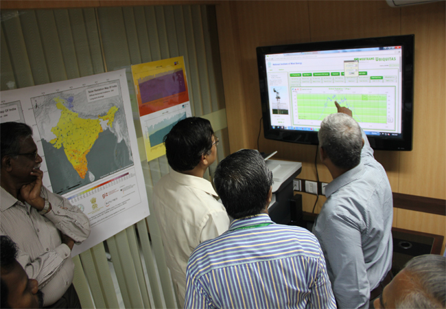 Secretary & Joint Secretary visit to NIWE on July, 2015