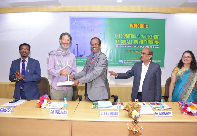 International Workshop on "Small Wind Turbine" - Inaugural Ceremony