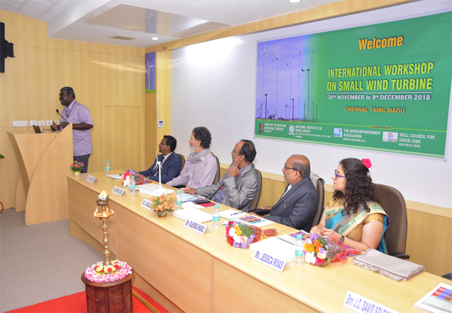 International Workshop on "Small Wind Turbine" - Inaugural Ceremony