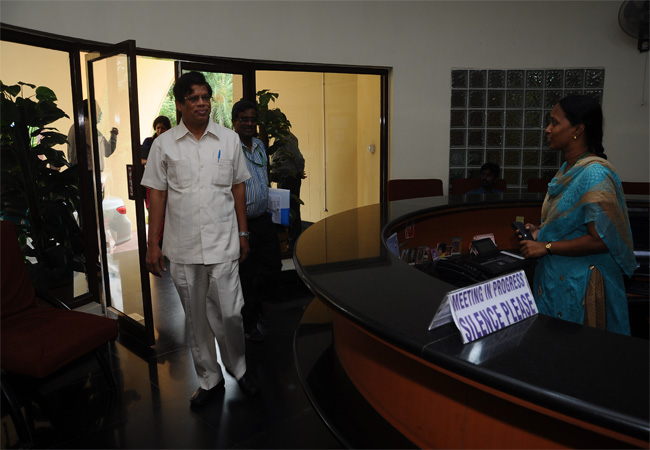 Secretary & Joint Secretary visit to NIWE on July, 2015