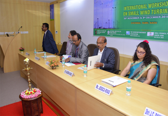 International Workshop on "Small Wind Turbine" - Inaugural Ceremony