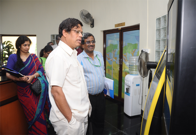Secretary & Joint Secretary visit to NIWE on July, 2015