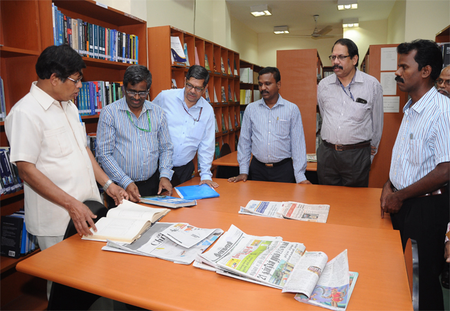Secretary & Joint Secretary visit to NIWE on July, 2015