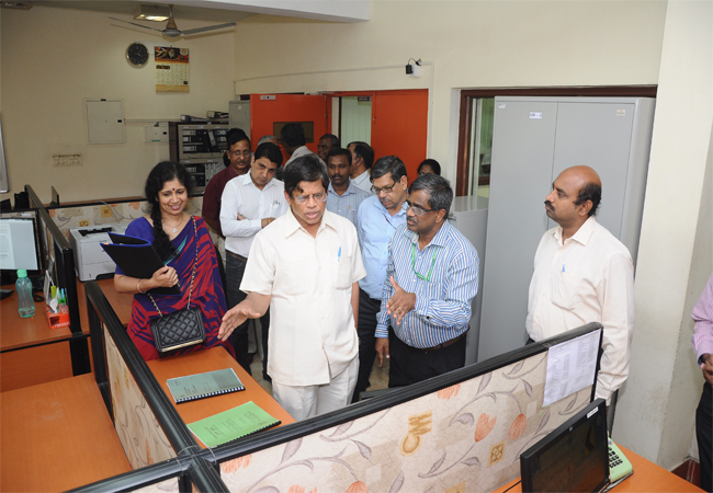 Secretary & Joint Secretary visit to NIWE on July, 2015